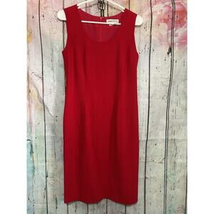 David Warren Size 8 Red Dress